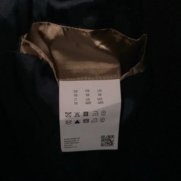 Hugo Boss "Wool-Bend Coat With Full Lining" for Men